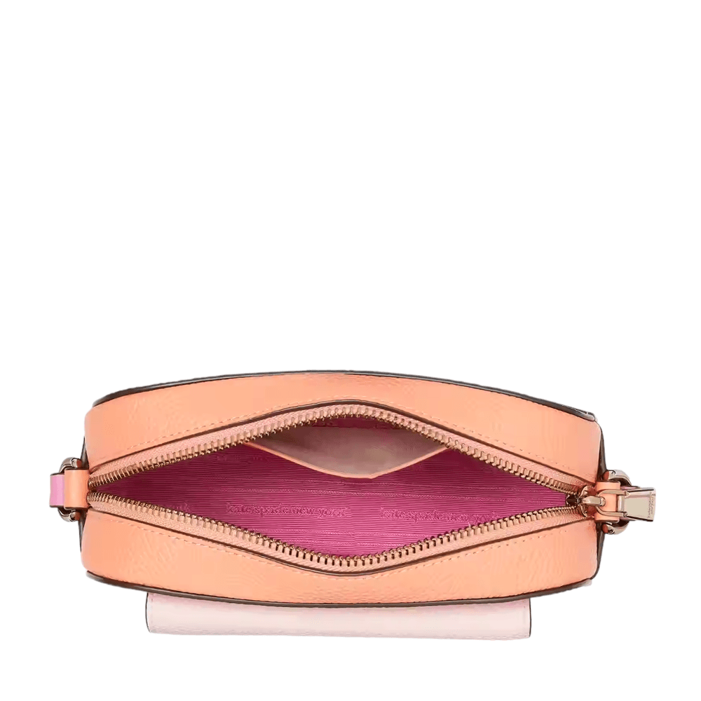 Kate Spade New York Ava Colorblocked Pebbled Leather Crossbody
